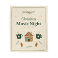 Christmas Movie Night Plush Blanket