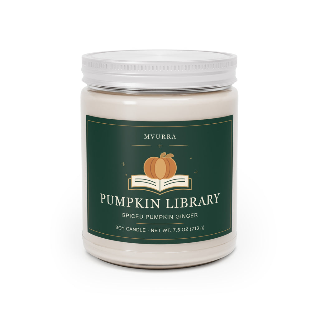 Pumpkin Library Soy Candle — Spiced Pumpkin Ginger