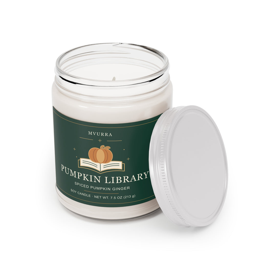 Pumpkin Library Soy Candle — Spiced Pumpkin Ginger